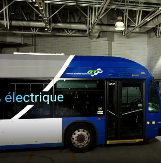 Hitachi Energy successfully deploys first centralized EV bus charging system for Quebec City